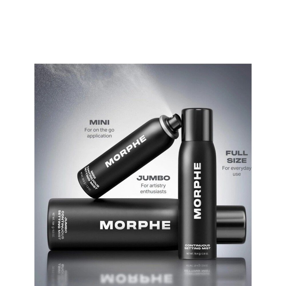 Morphe Mini Continuous Setting Mist - Micro-Fine Makeup Setting Spray